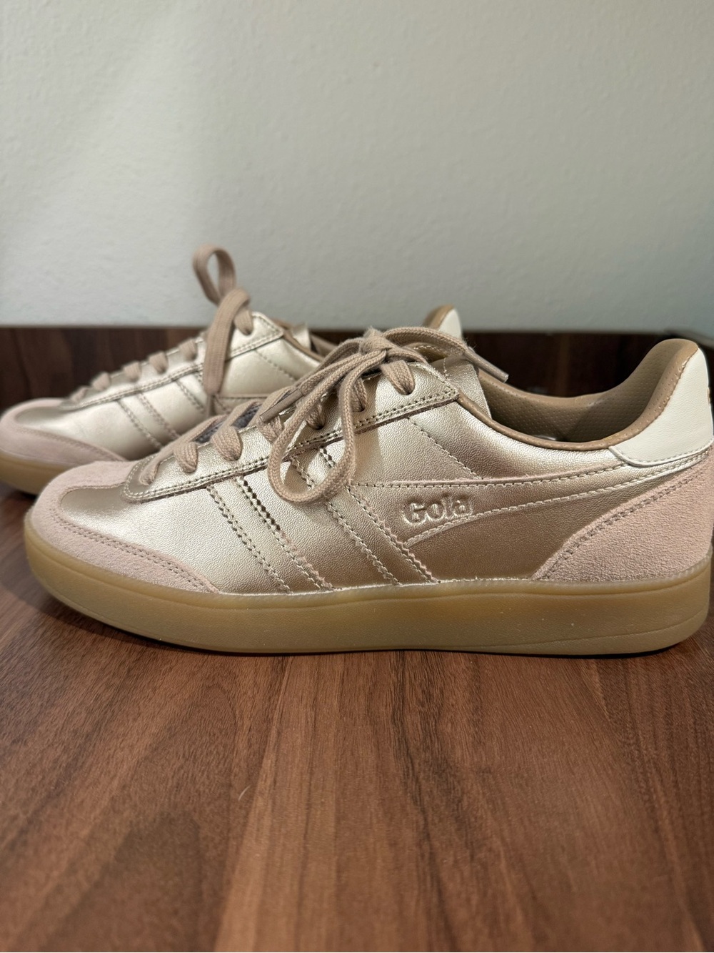 Gola Women's Metallic Blush Trainer Sneakers